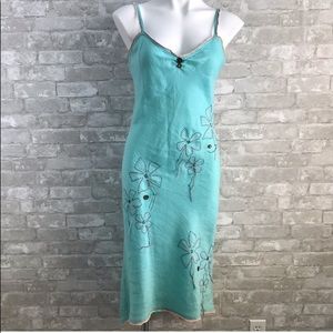 Komodo Women’s Embroidered Slip Dress High Low